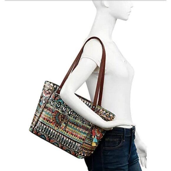 Sakroots Artist Circle Tote Purse - Picture 1 of 8